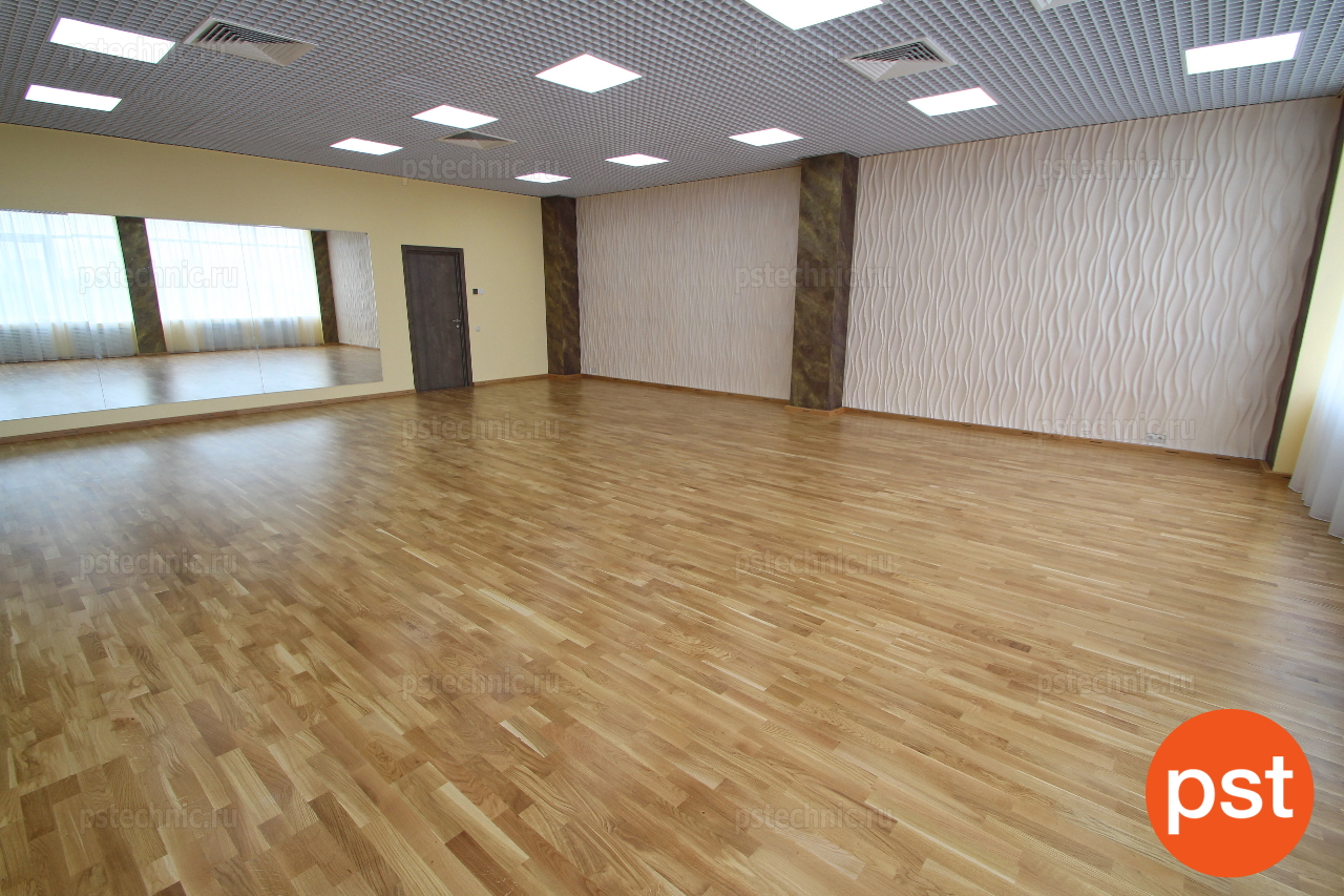 Паркет для танцев Wooddance Зал 1 Школа Demi г.Москва